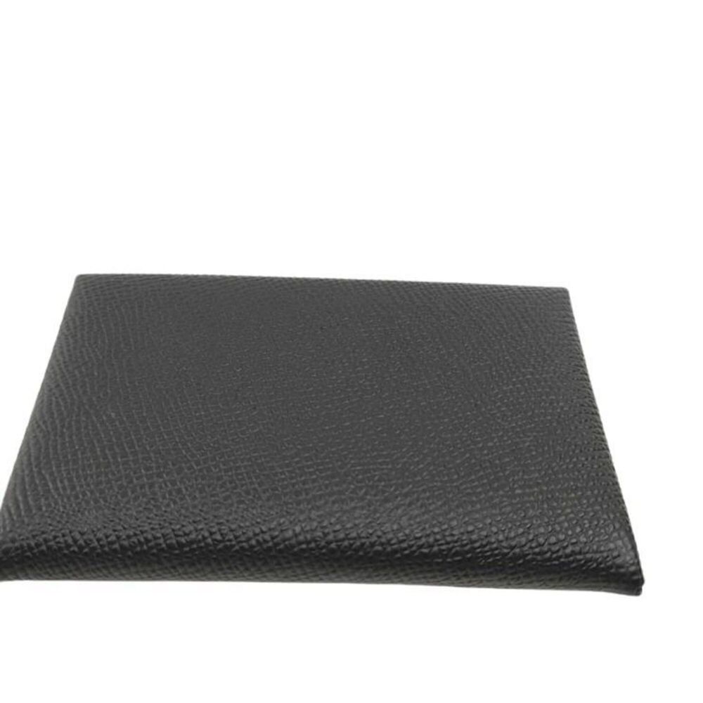 HERMES Calvi Business Card Holder, Black Veau Epsom Leather, Men's and Women'... - Picture 3 of 8